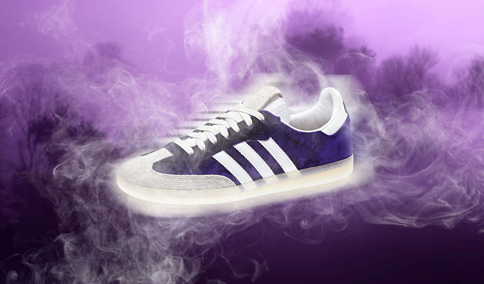 adidas samba purple