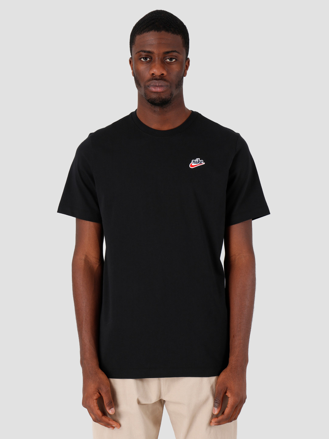 nike heritage t shirt black