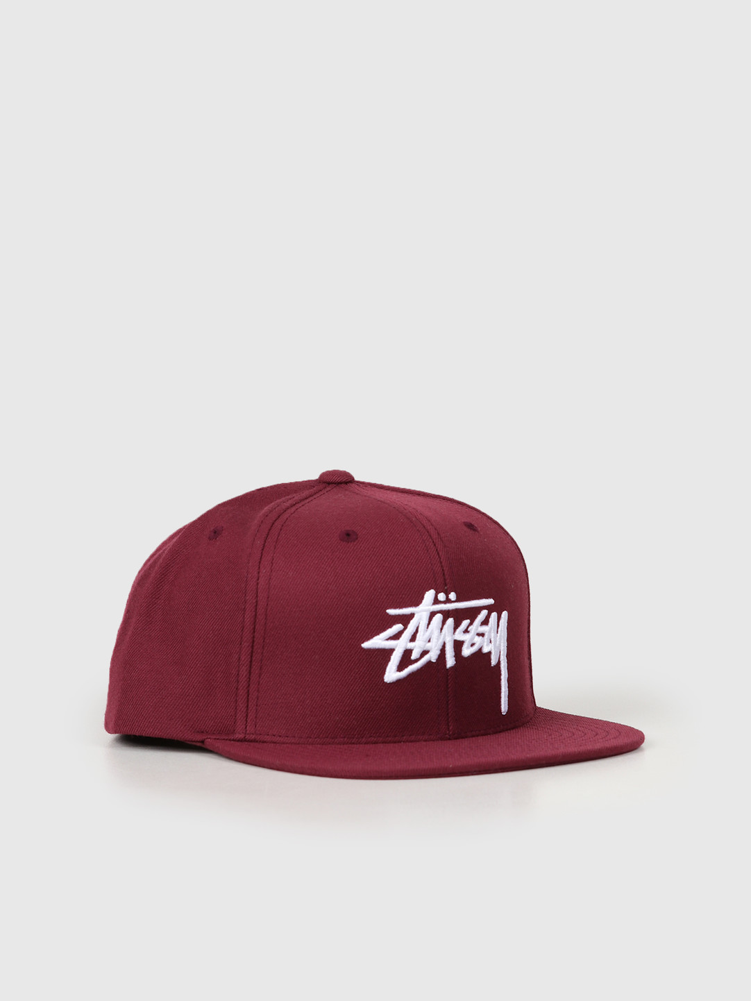 burgundy stussy hat