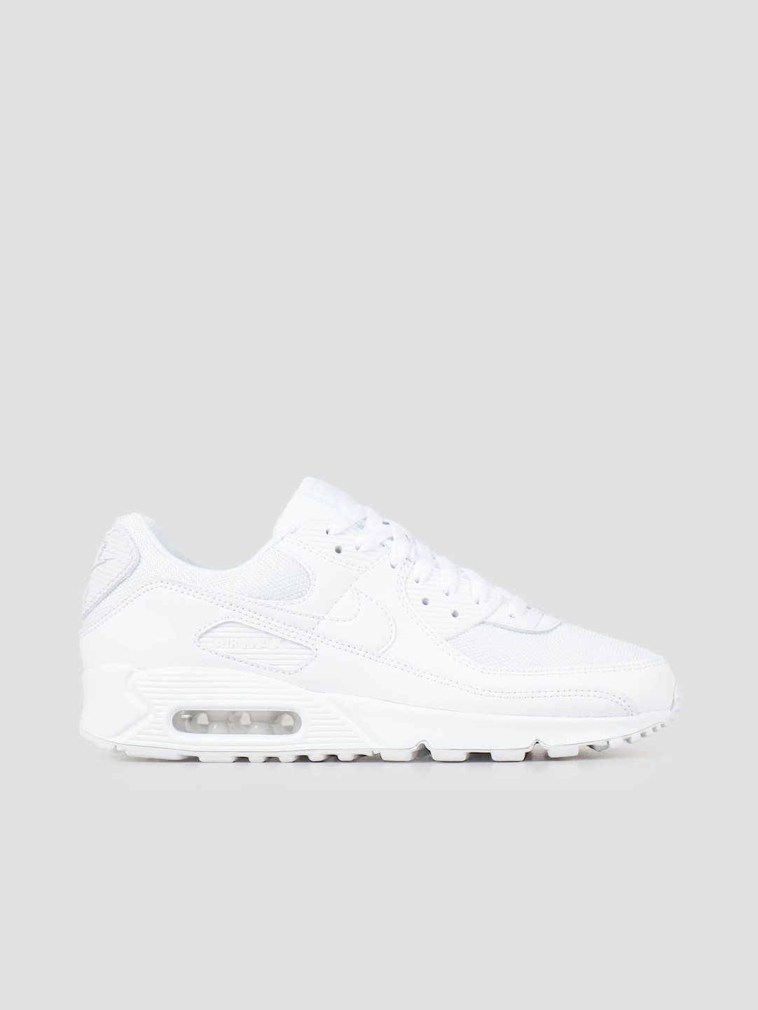 nike air max 90 white wolf grey black