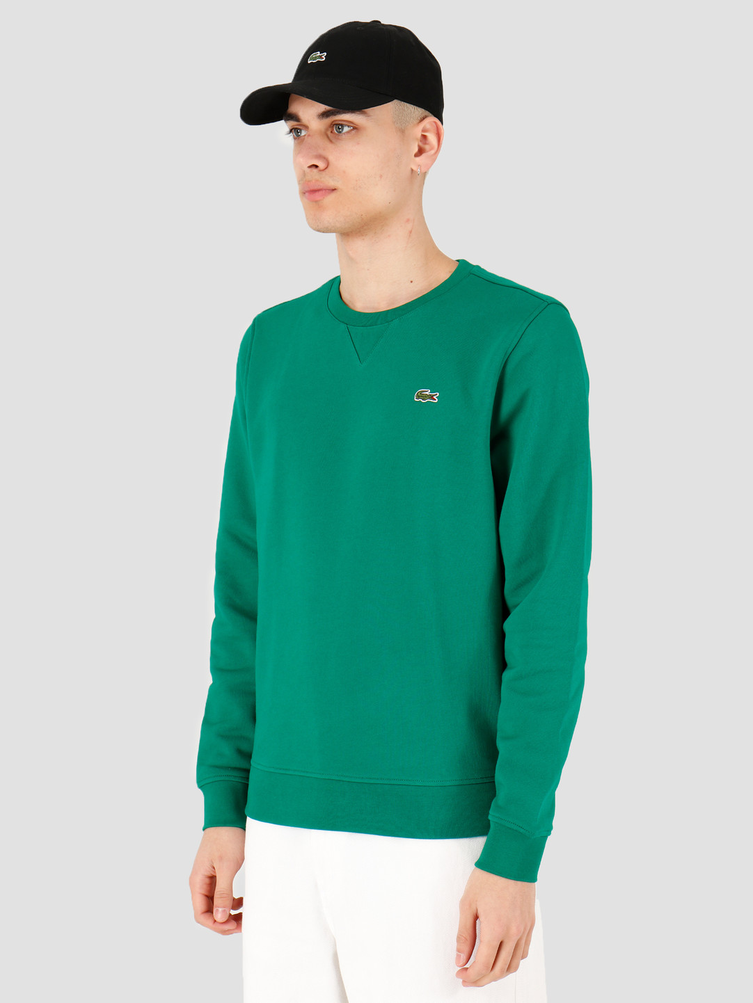 green lacoste hoodie