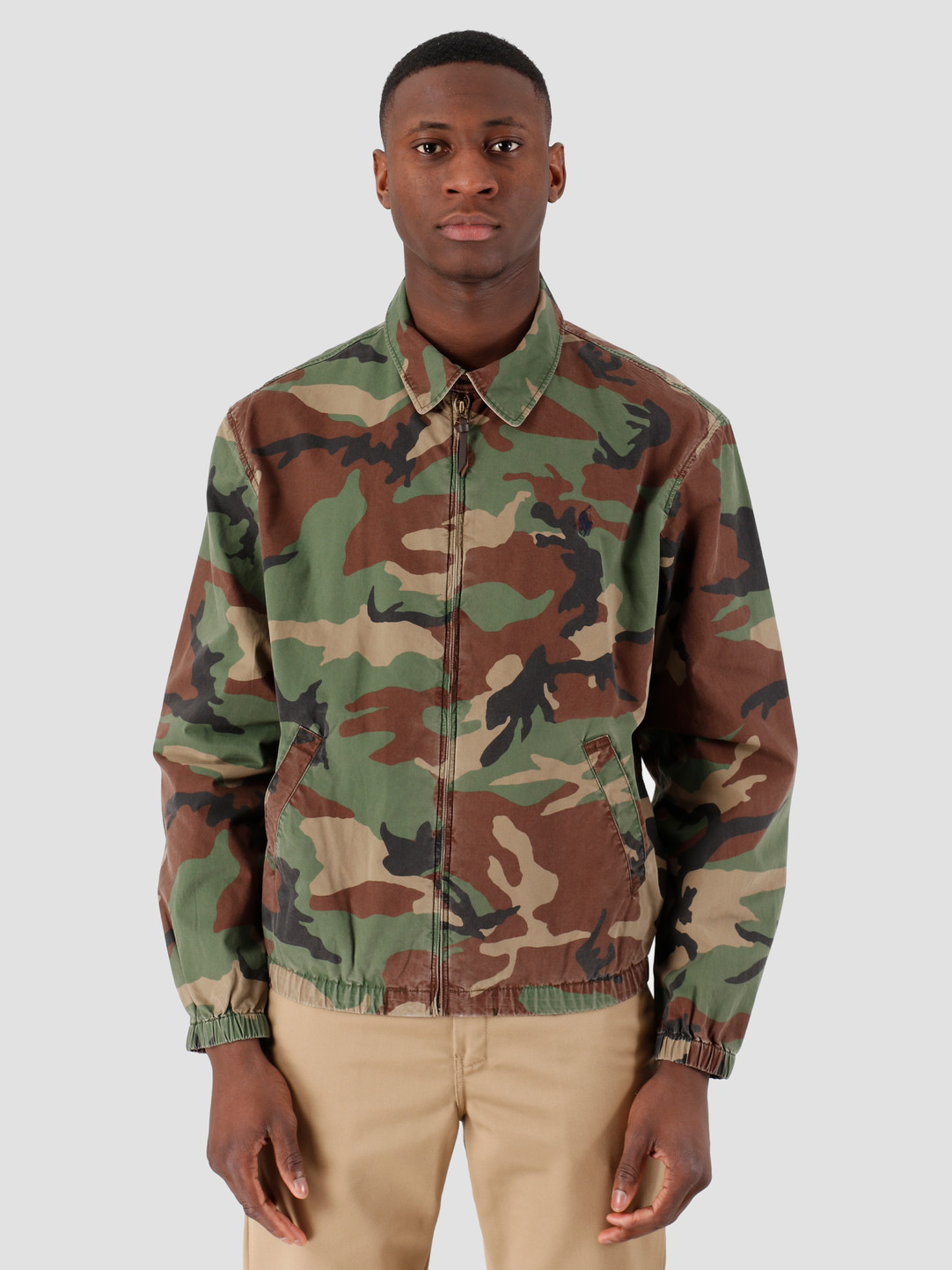 bayport camo windbreaker