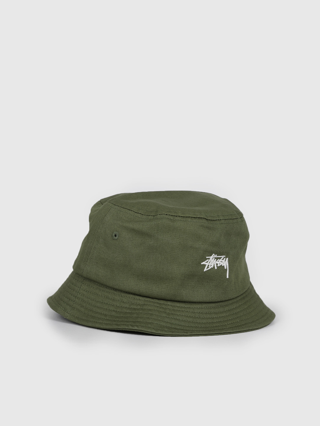 Olive New Mens Stussy Logo Cap