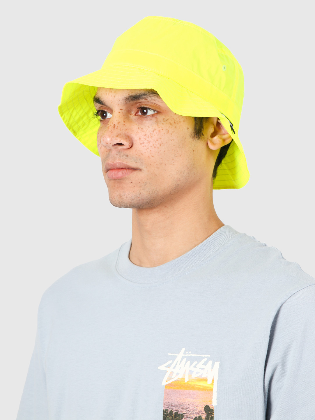 stussy reflective bucket hat