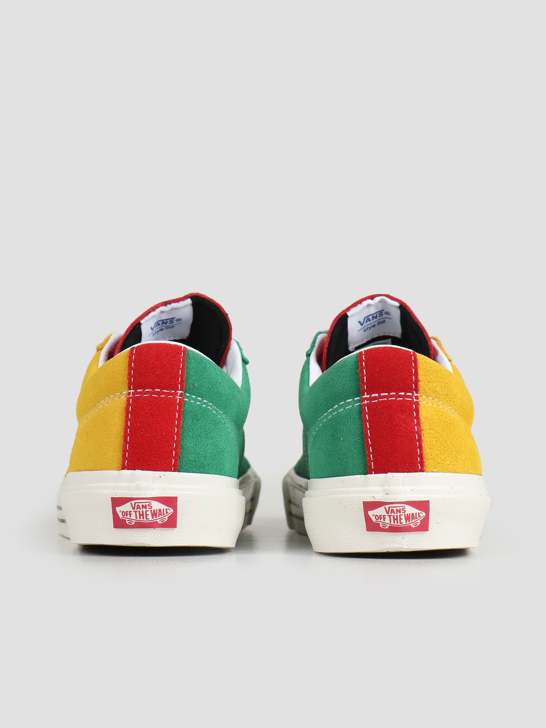 yellow red green vans