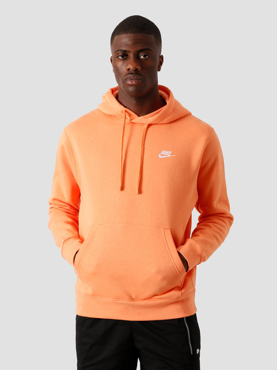 neon orange nike hoodie