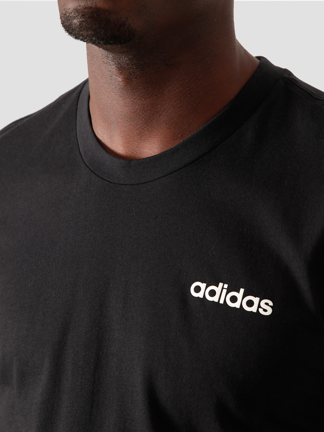 black & white adidas shirt