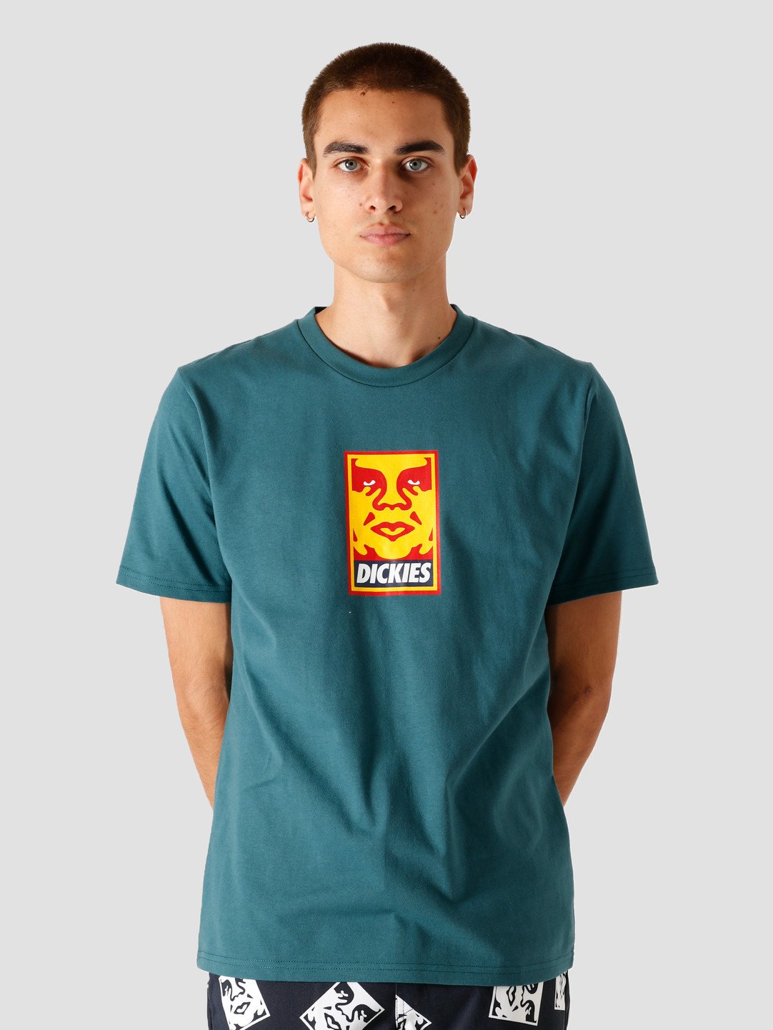 Obey X Dickies Heavyweight T Shirt Alp alp Freshcotton