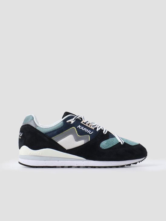 karhu synchron classic jet black blue wing teal
