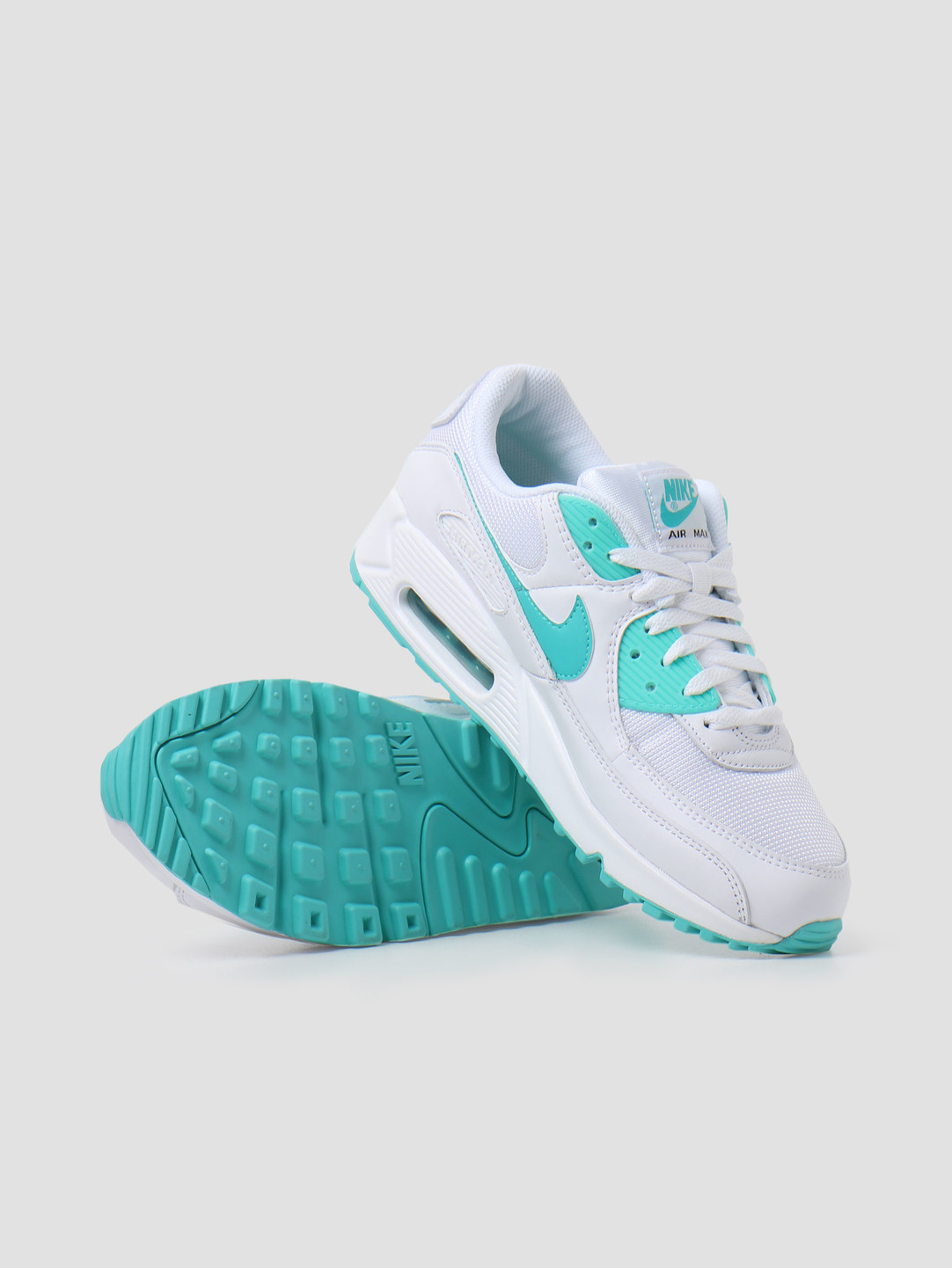 Nike Air Max 90 White Hyper Jade Black 