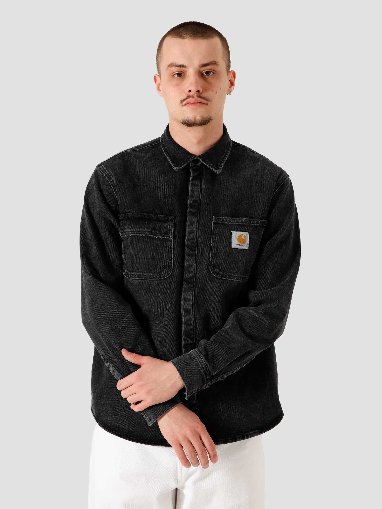 Carhartt WIP Salinac Shirt Jac Black I029212-89WM | FRESHCOTTON