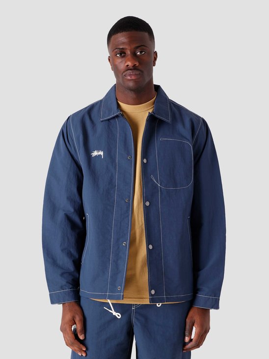 Stussy Folsom Coach Jacket Navy 115555-0806
