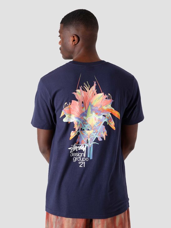 Stussy Design Group 21 T-Shirt Navy 1904653-0806