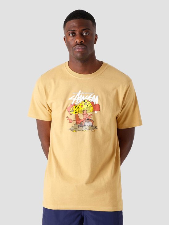 Stussy Something'S Cookin' T-Shirt Khaki 1904657-1007