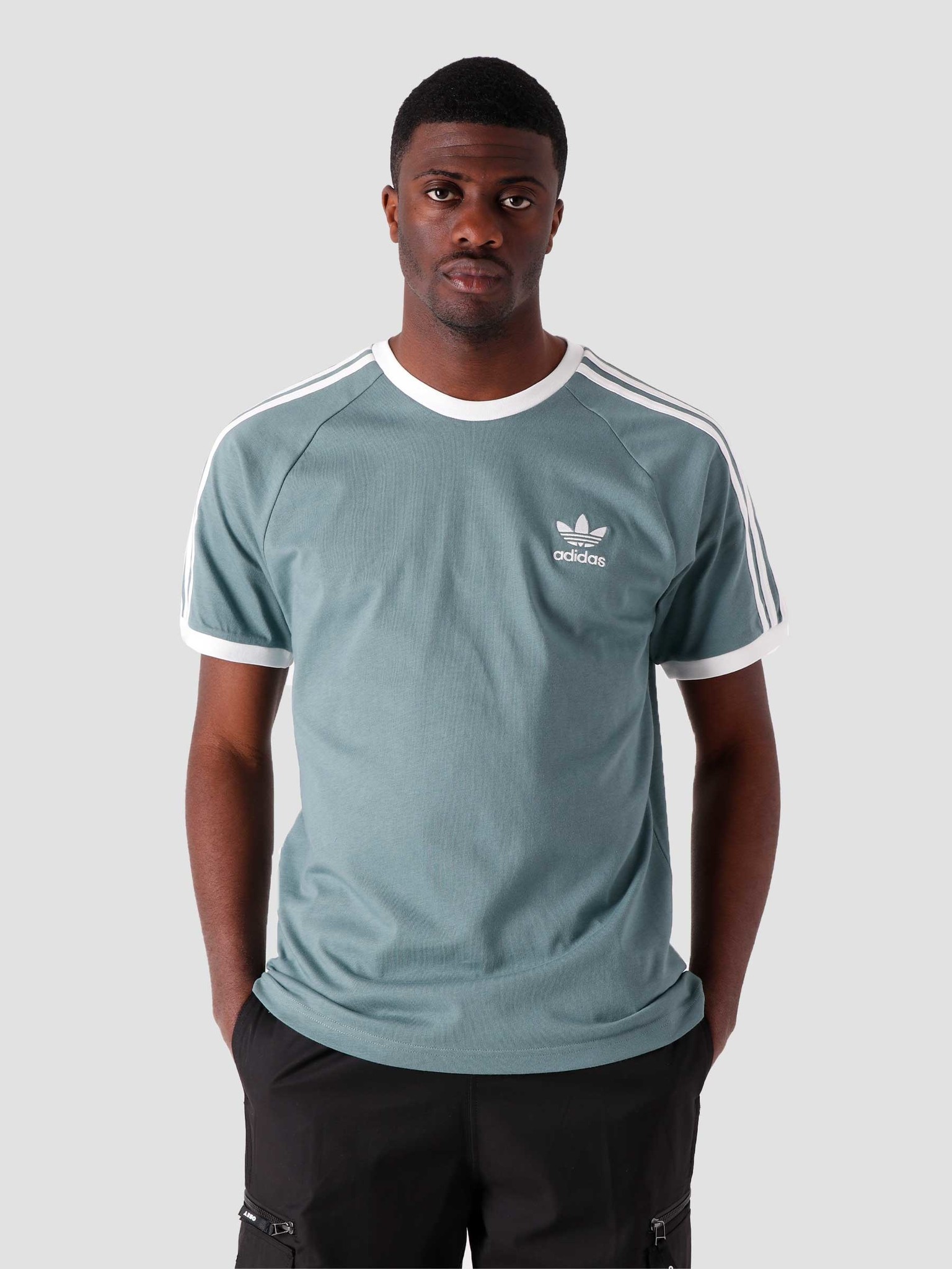 emerald green adidas t shirt
