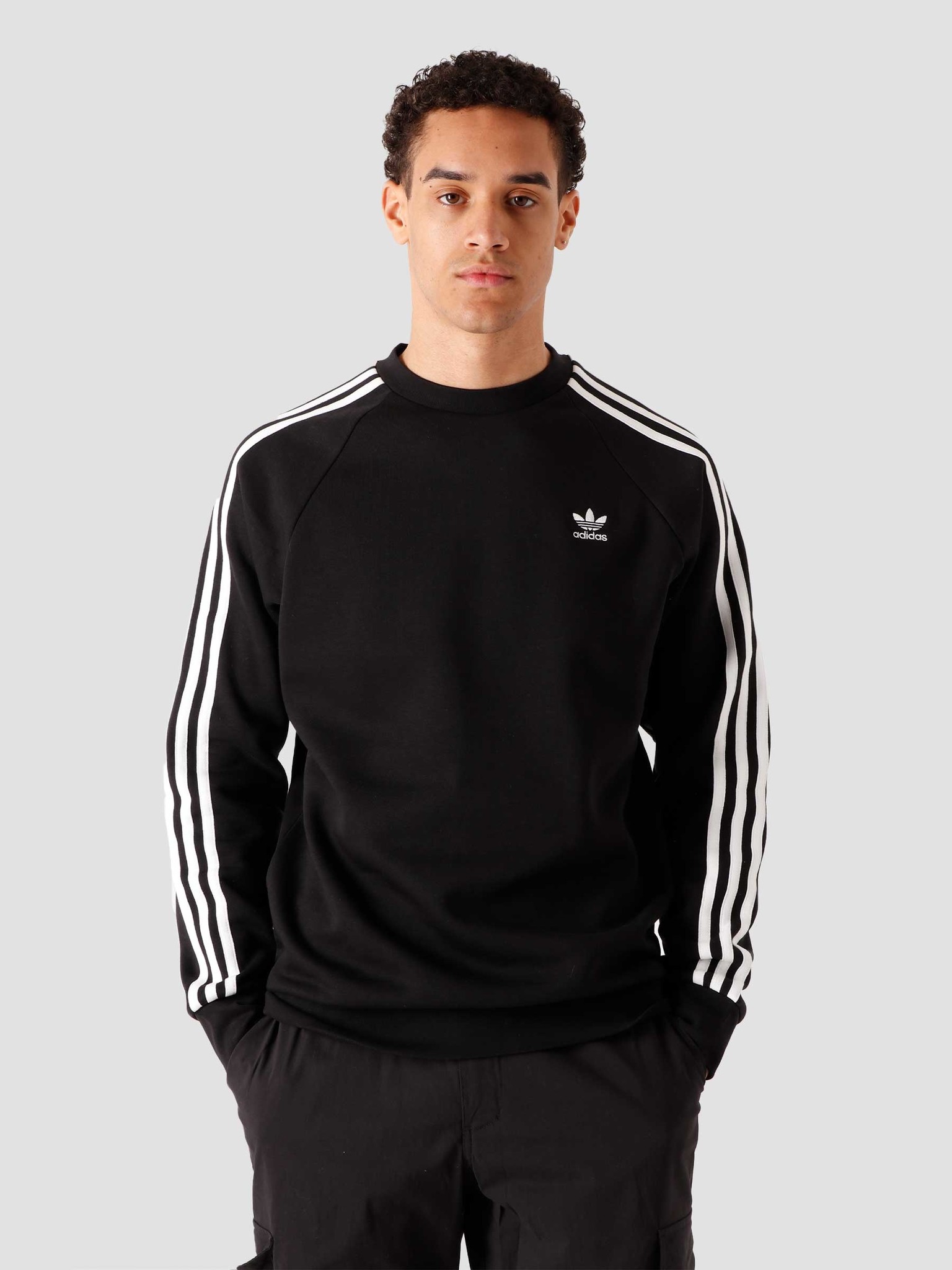 adidas crew neck 3 stripes