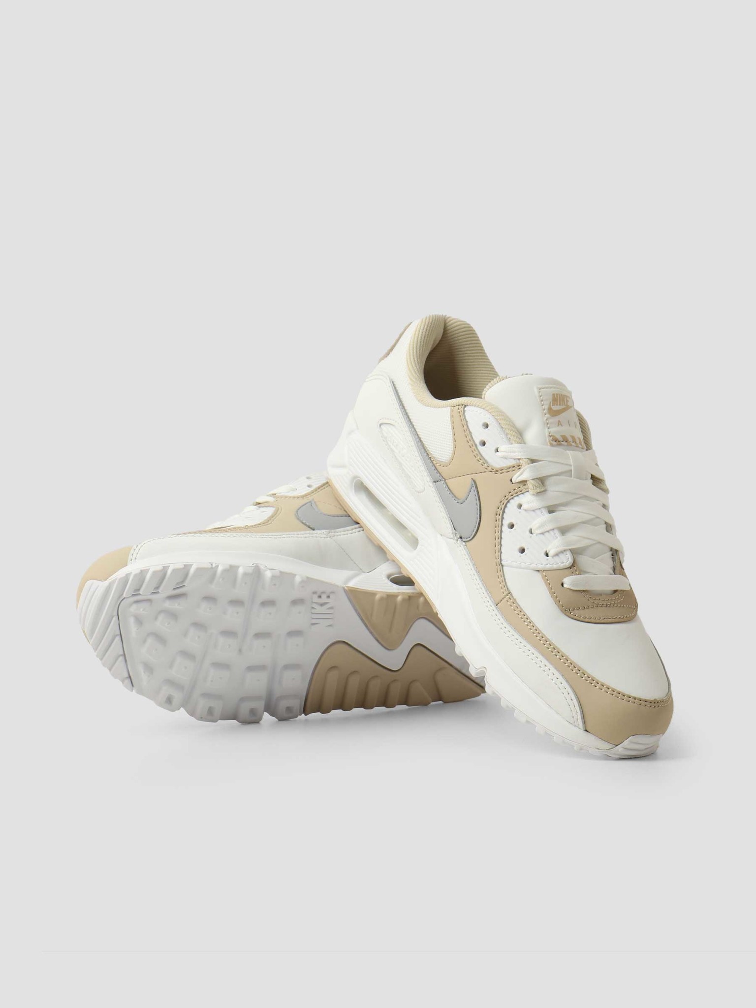 Nike W Air Max 90 Summit White Wolf Grey Rattan White DH5719 100 | FRESHCOTTON
