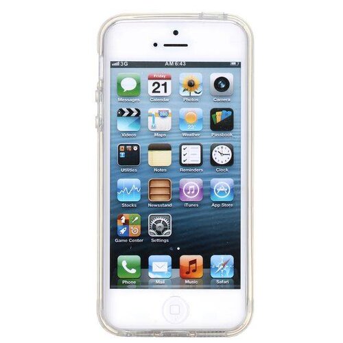 voetprint patroon tpu case voor de iphone 5 5s