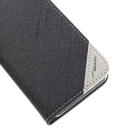 ts case pu leren wallet iphone 5 s se zwart