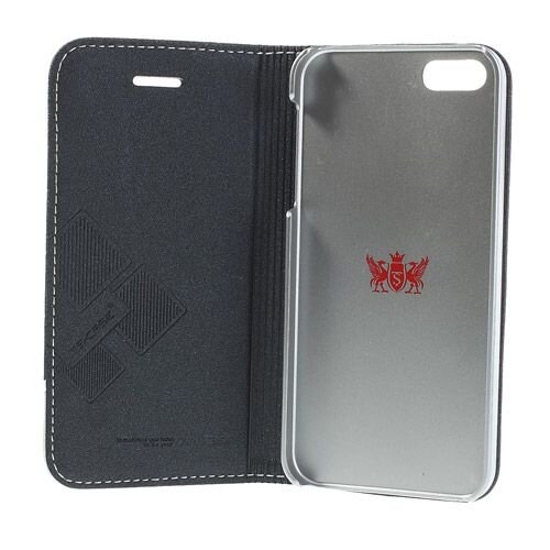 ts case pu leren wallet iphone 5 s se zwart