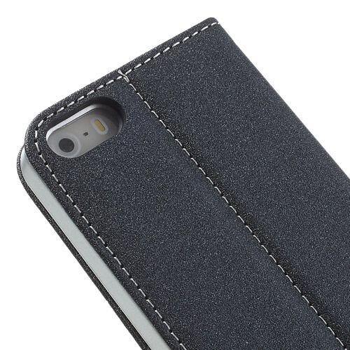 ts case pu leren wallet iphone 5 s se zwart