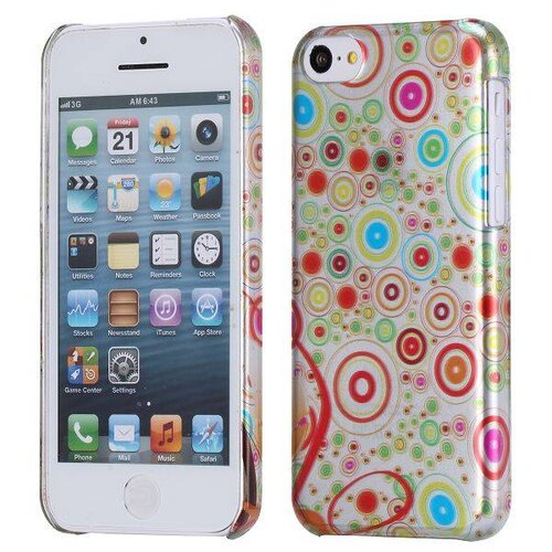 iphone 5c hardcase hoesje cirkels