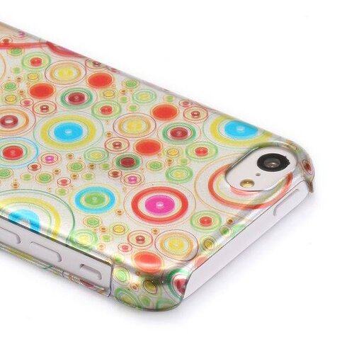 iphone 5c hardcase hoesje cirkels
