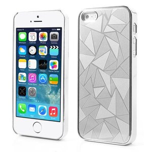 Aluminium coating hardcase iphone 5 zilver