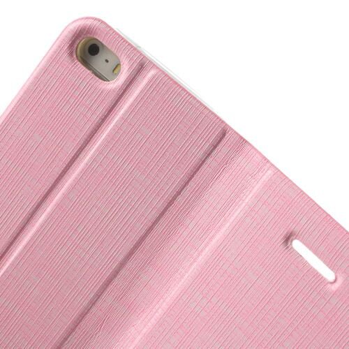 lederen stand case iphone 5 zacht roze