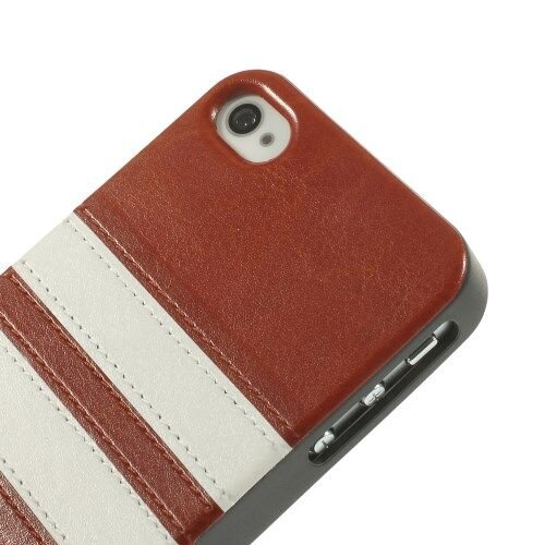 Crazy Horse crazy horse softcase met pu leer bedekt voor iphone 4 4s bruin Crazy Horse crazy horse softcase met pu leer bedekt voor iphone 4 4s bruin
