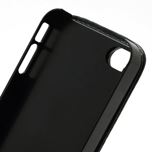 verticale flip pu leren hoesje voor iphone 4 4s