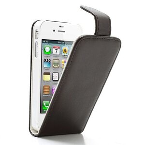 Verticale Flip PU Leren hoesje voor iPhone 4 4S