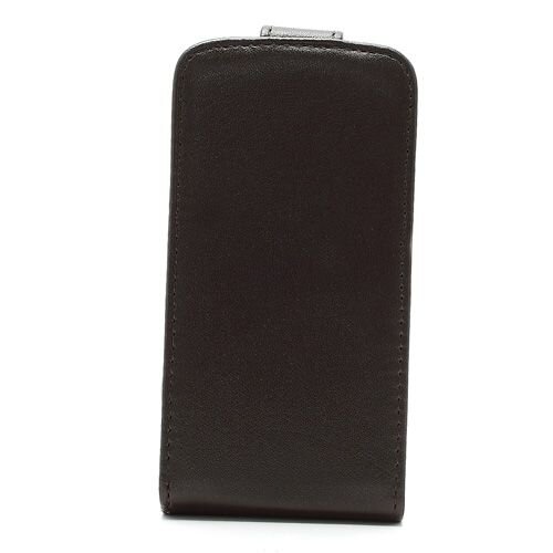 verticale flip pu leren hoesje voor iphone 4 4s