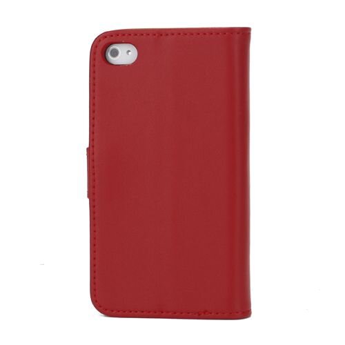 book case iphone 4 4s rood