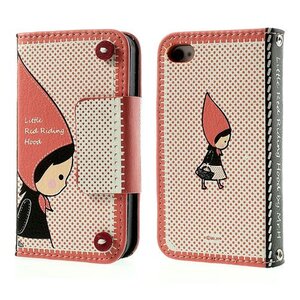 Roodkapje Bookcase Iphone 4/4s