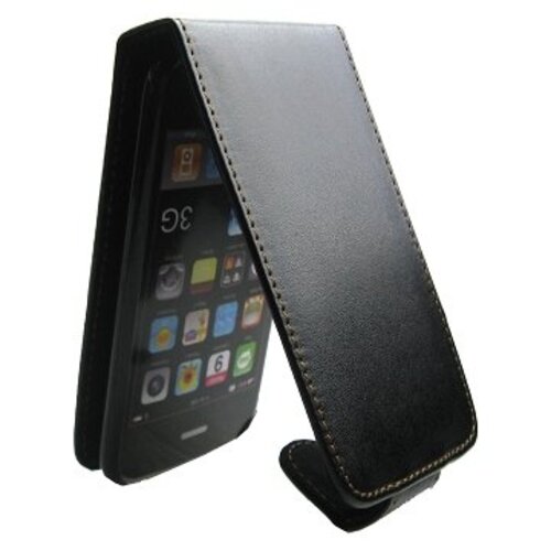 top open voor iphone 3g en voor iphone 3g leren hoesje