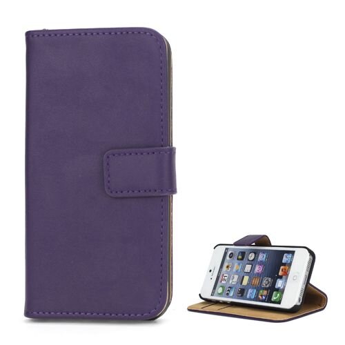 book case iphone 5 paars