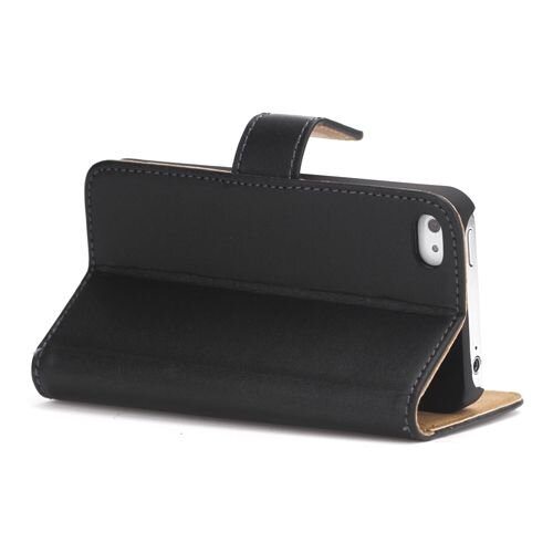 book case iphone 4 4s zwart