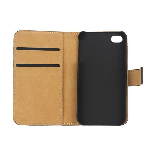 book case iphone 4 4s zwart