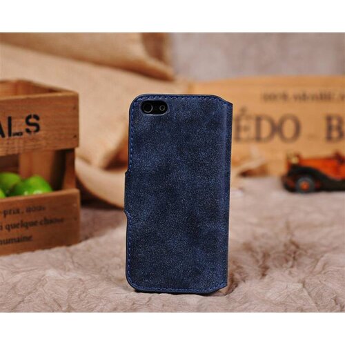 Golden Phoenix golden phoenix split leren wallet iphone 5 s se navy
