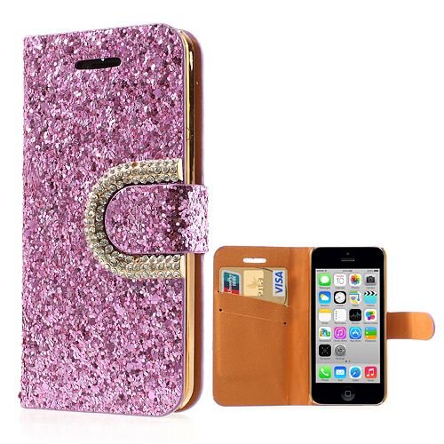 Diamant Leren Hoesje voor iPhone 5c Diamant Leren Hoesje voor iPhone 5c