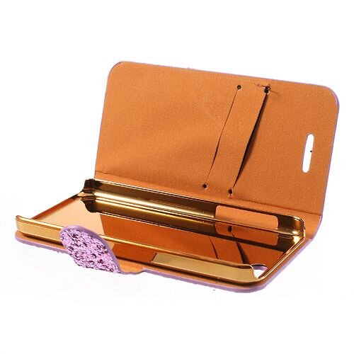 diamant leren hoesje voor iphone 5c