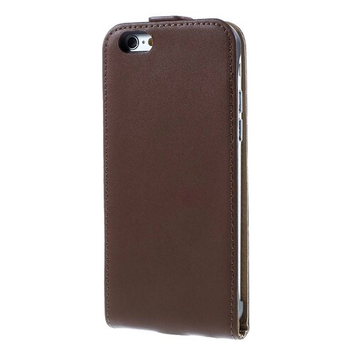 pu leren flipcase iphone 6 s bruin pu leren flipcase iphone 6 s bruin