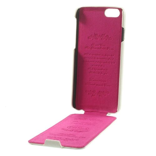 crazy horse pu leren flipcase iphone 6 s wit crazy horse pu leren flipcase iphone 6 s wit