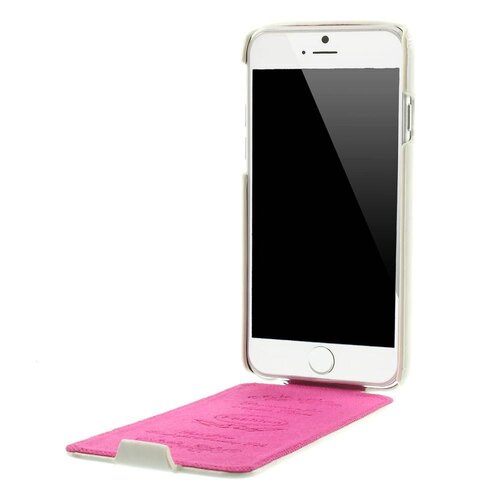 crazy horse pu leren flipcase iphone 6 s wit crazy horse pu leren flipcase iphone 6 s wit