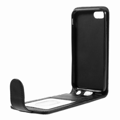 pu leren flipcase iphone 6 s zwart