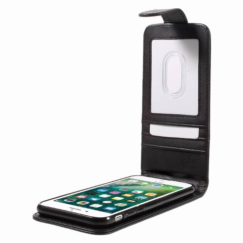 pu leren flipcase iphone 6 s zwart