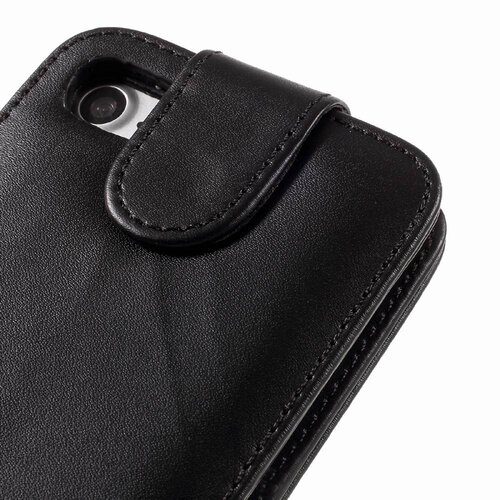 pu leren flipcase iphone 6 s zwart