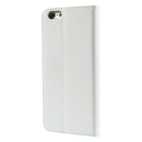Crazy Horse crazy horse stand lederen kaarthouder voor iphone 6 4 7 inch wit