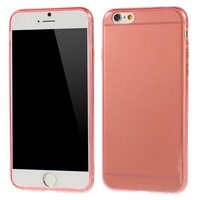 TPU Softcase 0.6mm iPhone 6(s) - Rood